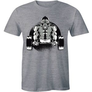 Gorilla Workout Horror Gym Bodybuilding T-shirt